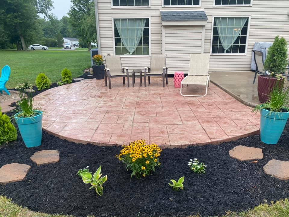 stamped concrete patio forth worth